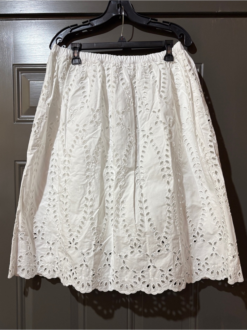 Frank and Eileen “Grace” White Eyelet Skirt